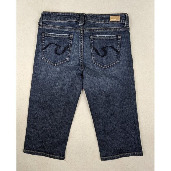 REFUGE - Y2K MEDIUM WASH CAPRI JEANS - SIZE 9 - Picture 6 of 7